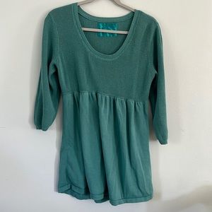 Cozy sweater scoop neckline